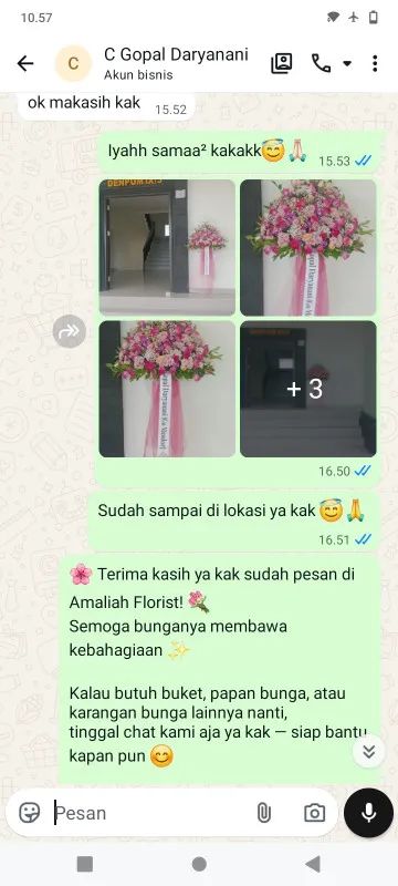 Pengiriman Karangan Bunga Curug Bitung