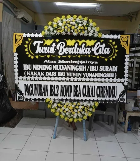 Papan Bunga Duka Curug Bitung